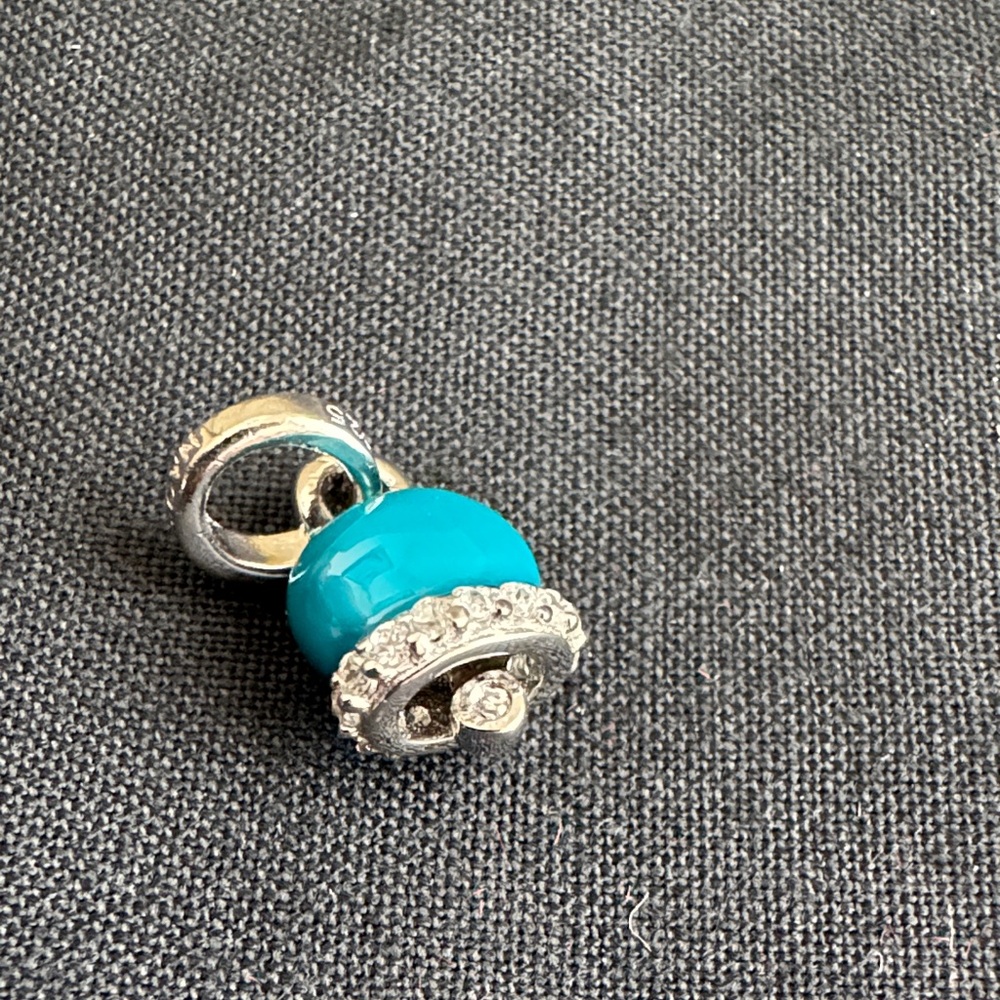 Elegant Silver and Turquoise Pendant